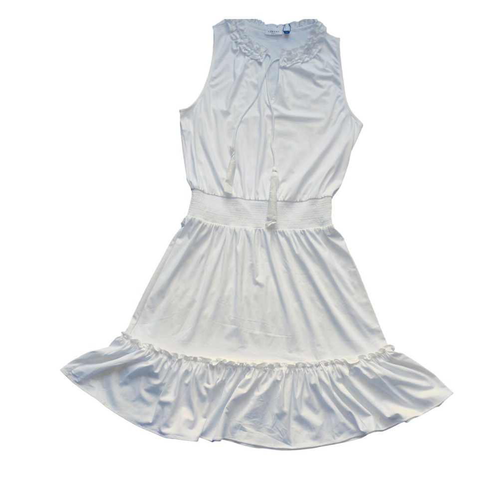 Cabana Life White Sleeveless Dress
